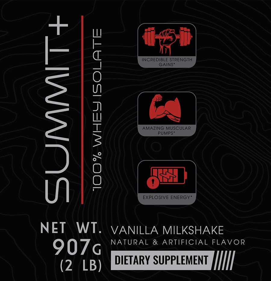 SUMMIT+ 100% Whey Isolate (Vanilla Milkshake)